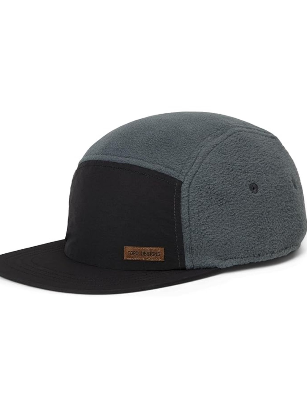 Topo Designs Full Dome Fleece‎ Cap Asphalt/Black Outdoors Camping Hiking